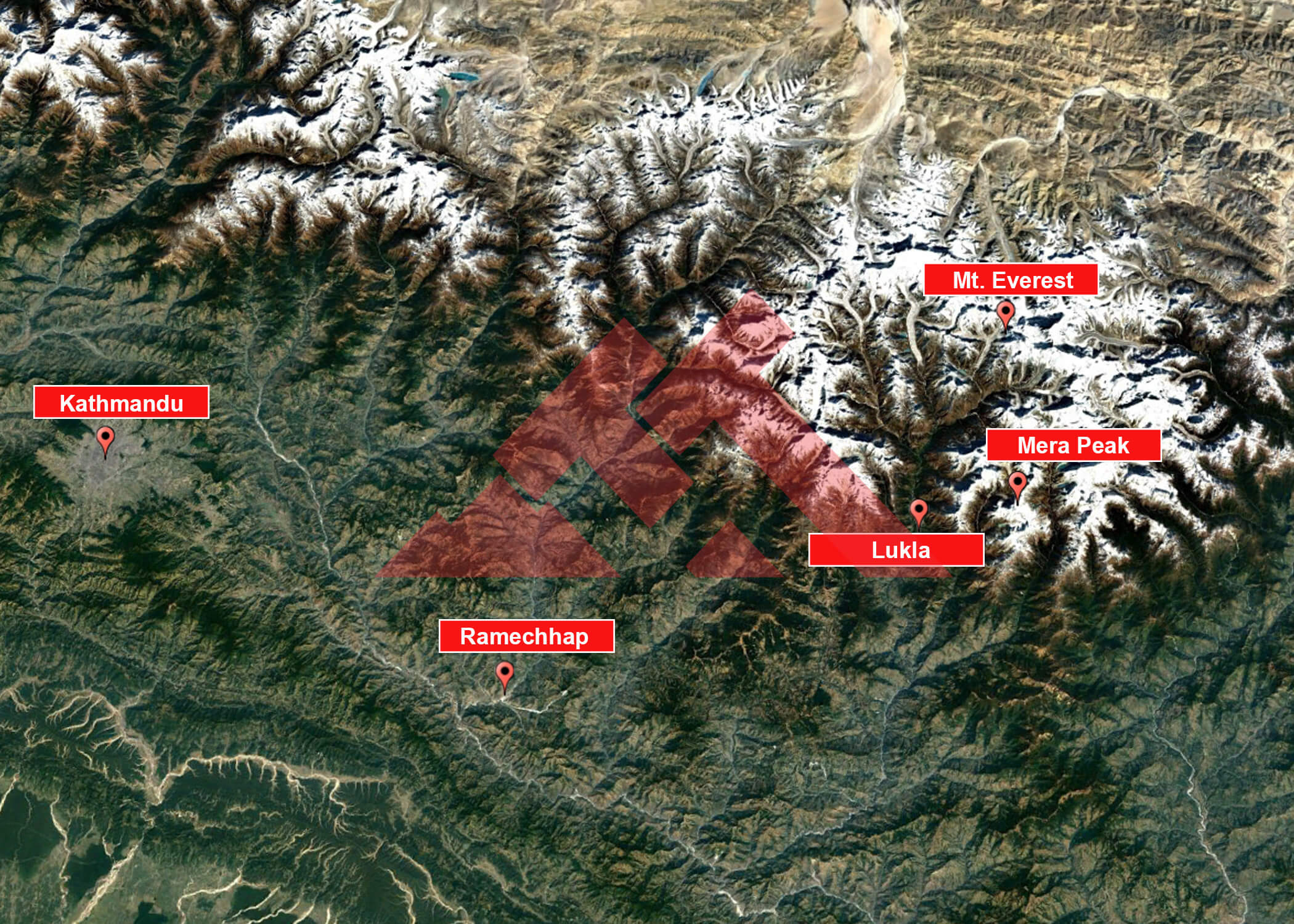 Mera Peak Expedition Maps